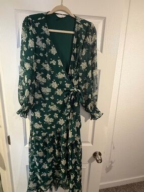 LC Lauren Conrad Floral Wrap Dress